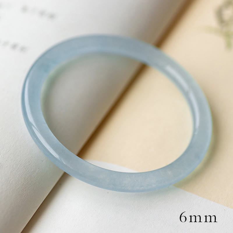 KarmaRipple's Authentic Aquamarine Serenity Bangle Bracelet p22
