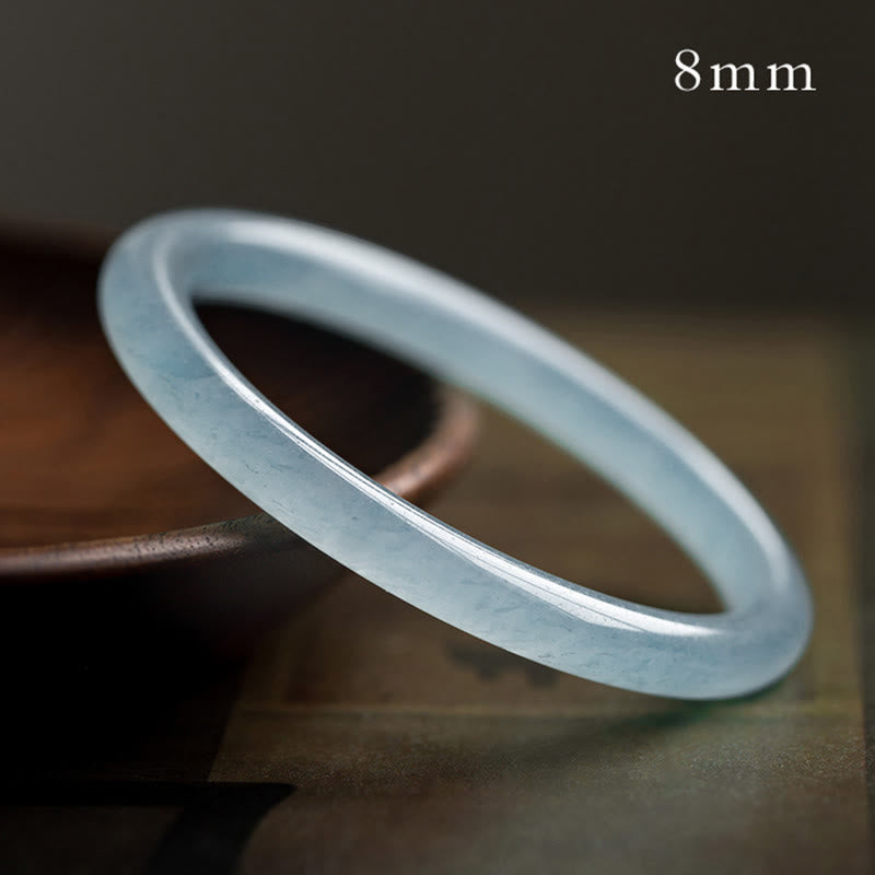 KarmaRipple's Authentic Aquamarine Serenity Bangle Bracelet p29