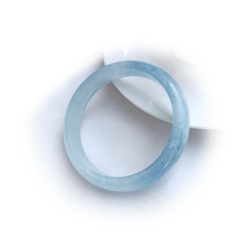 KarmaRipple's Authentic Aquamarine Blessing Bangle Bracelet ( p11