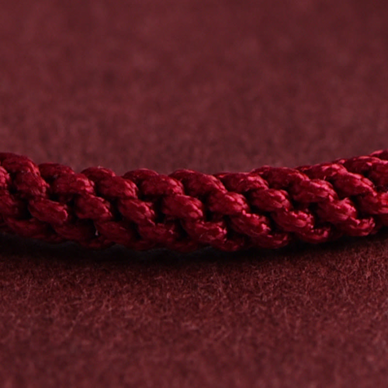 KarmaRipple's 999 Gold Triple Ring Design Handmade Connection Woven Rope Bracelet p12