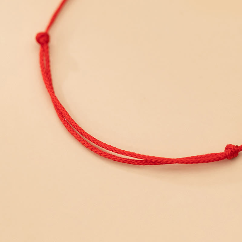 KarmaRipple's Handmade 925 Sterling Silver Small Pieces Protection Woven Ultra-Thin Rope Bracelet p8