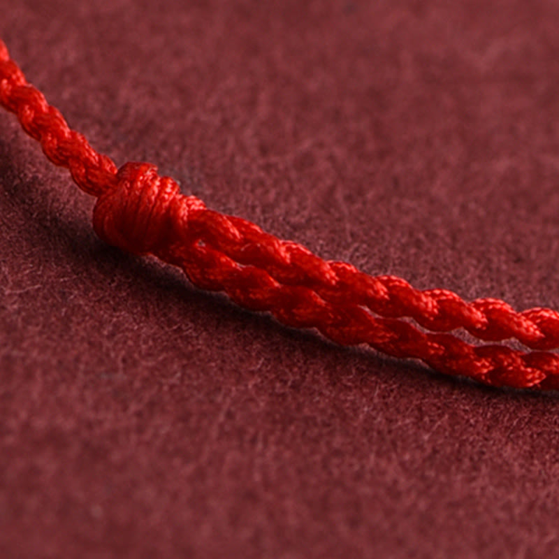 KarmaRipple's 999 Gold One Mini Bead Design Handmade Strength?Braided Rope Bracelet Anklet p10