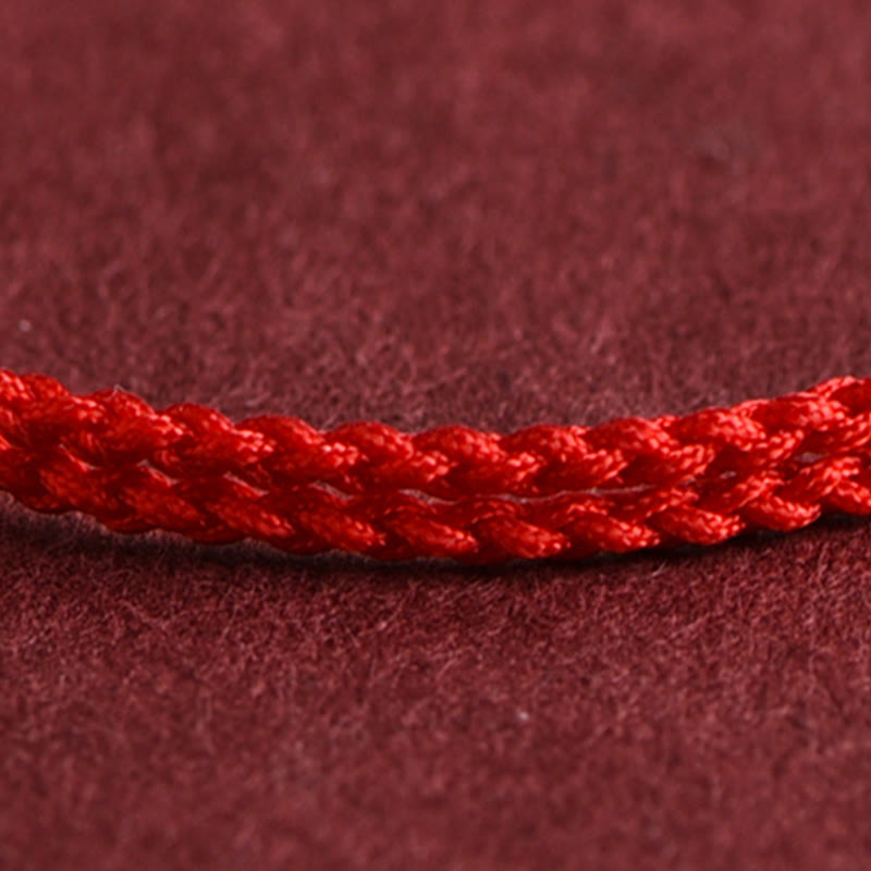 KarmaRipple's 999 Gold One Mini Bead Design Handmade Strength?Braided Rope Bracelet Anklet p11