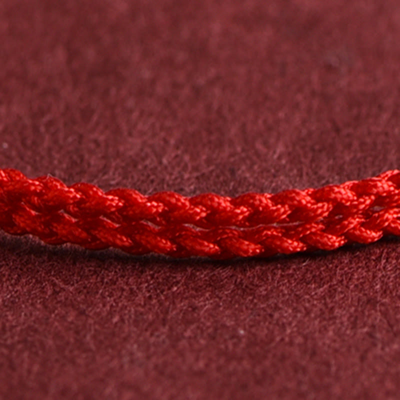 KarmaRipple's 999 Gold Mini Three Beadwork Design Handmade Luck?Rope Bracelet Anklet p5