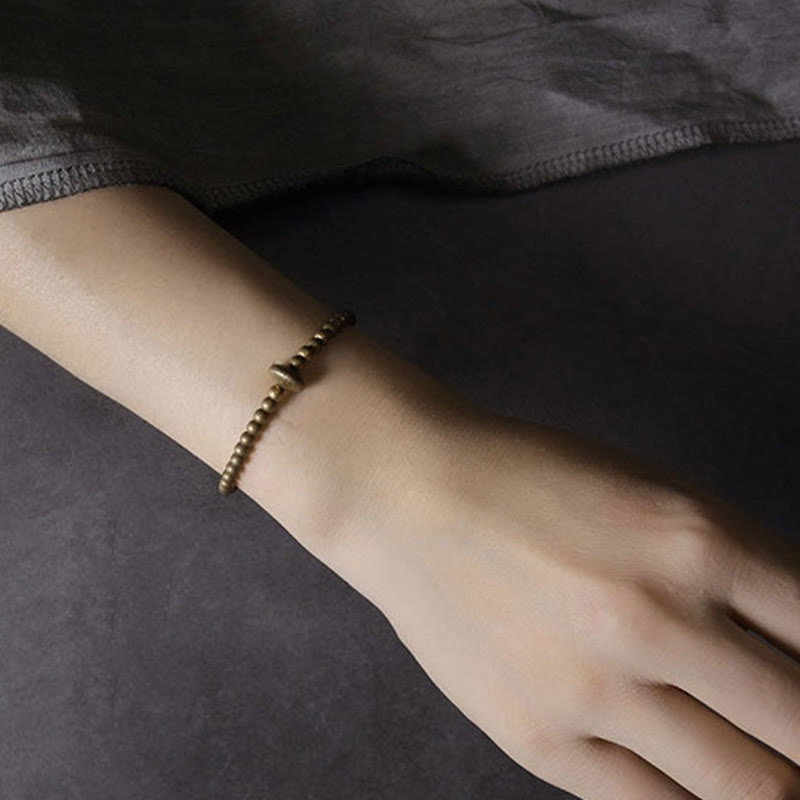 KarmaRipple's Vintage Bronze Brass Blance Wealth Bracelet p9