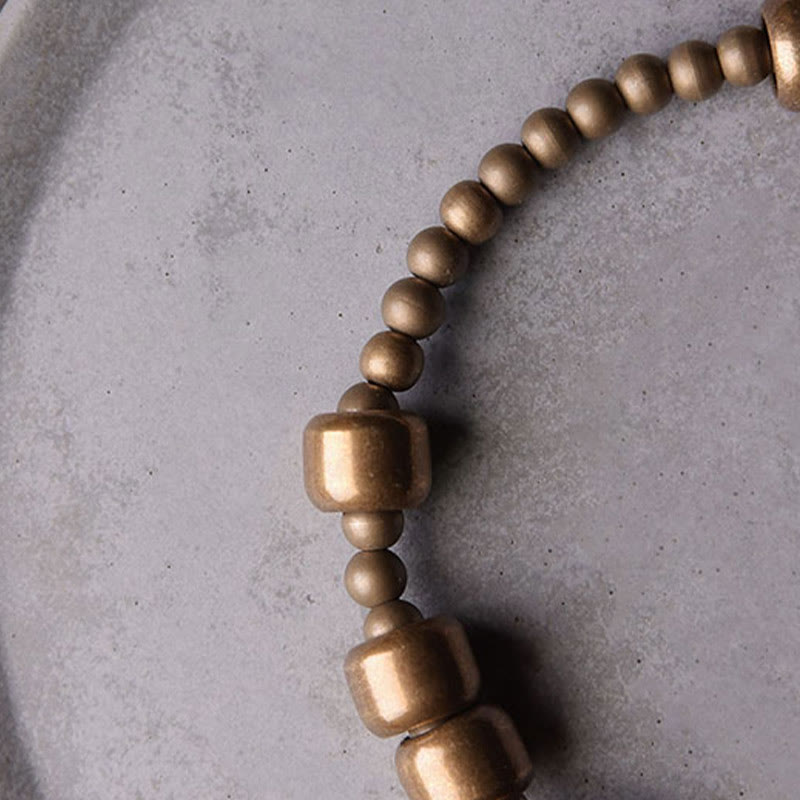KarmaRipple's Vintage Bronze Brass Blance Wealth Bracelet p4