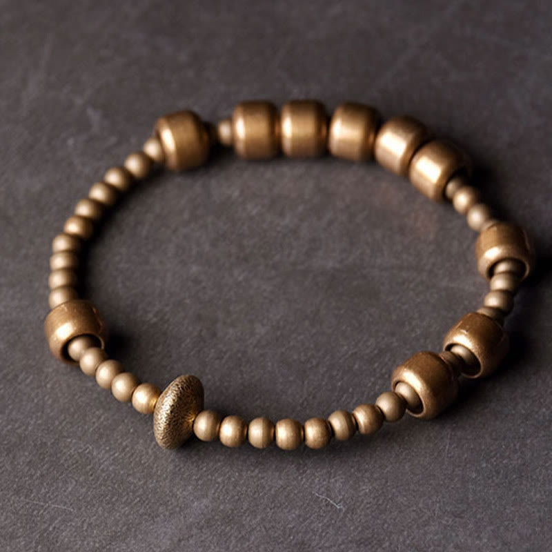 KarmaRipple's Vintage Bronze Brass Blance Wealth Bracelet p8