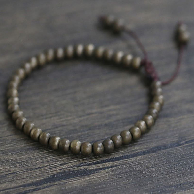 KarmaRipple's Bronze Brass Beadwork Balance Wealth Simple Bracelet p13