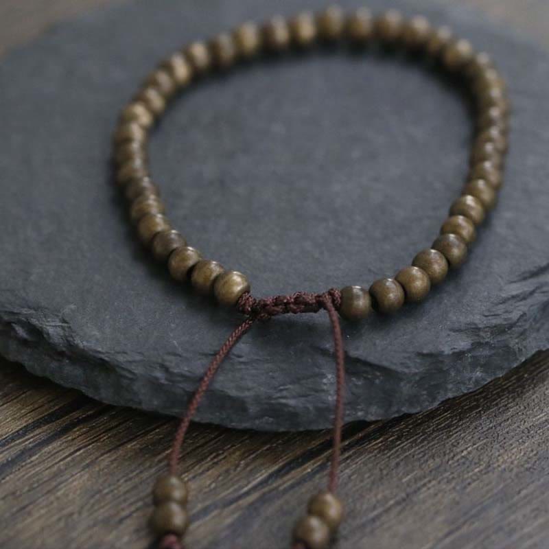 KarmaRipple's Bronze Brass Beadwork Balance Wealth Simple Bracelet p4