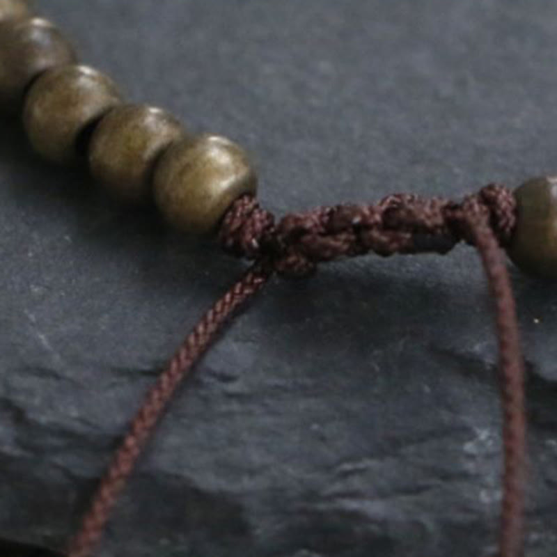 KarmaRipple's Bronze Brass Beadwork Balance Wealth Simple Bracelet p10
