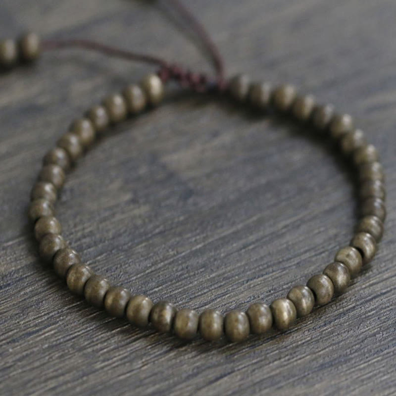 KarmaRipple's Bronze Brass Beadwork Balance Wealth Simple Bracelet p14