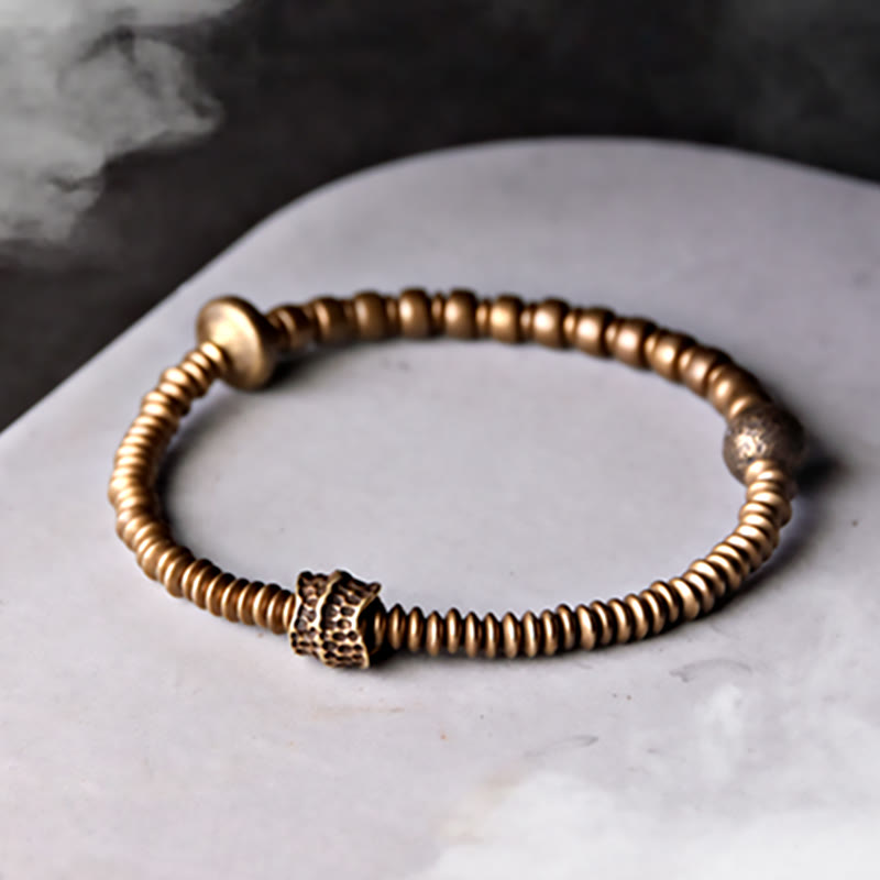 KarmaRipple's Balance Bronze Fortune Brass Bracelet p17
