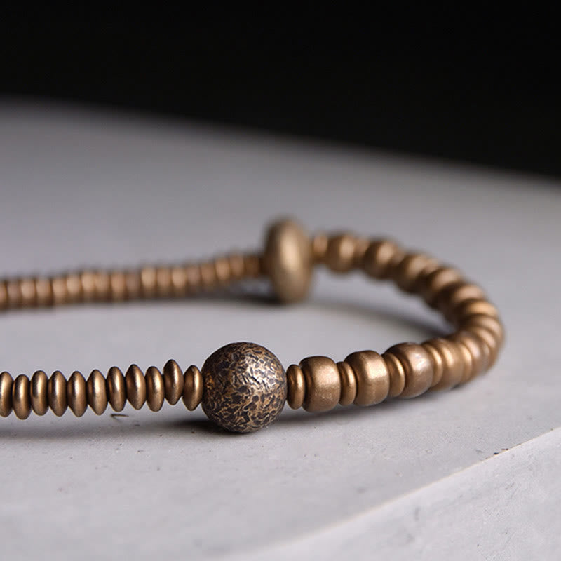 KarmaRipple's Balance Bronze Fortune Brass Bracelet p14