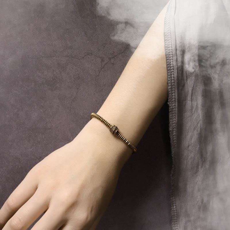 KarmaRipple's Balance Bronze Fortune Brass Bracelet p4