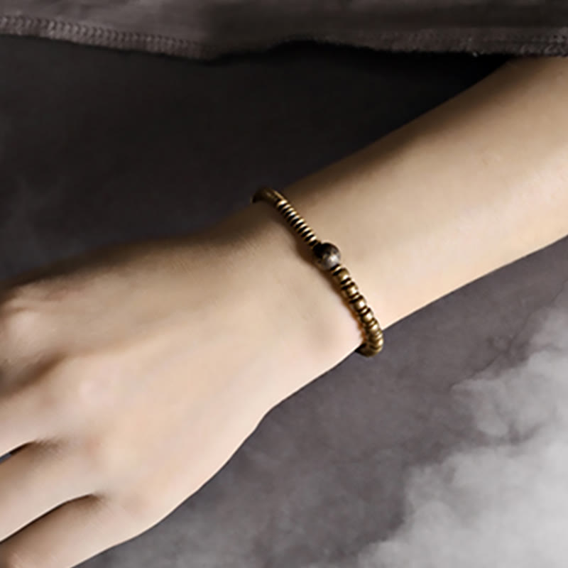 KarmaRipple's Balance Bronze Fortune Brass Bracelet p12