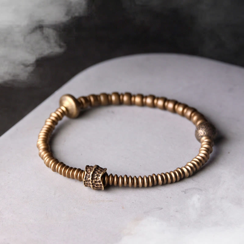 KarmaRipple's Balance Bronze Fortune Brass Bracelet p10