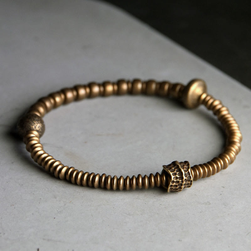 KarmaRipple's Balance Bronze Fortune Brass Bracelet p11