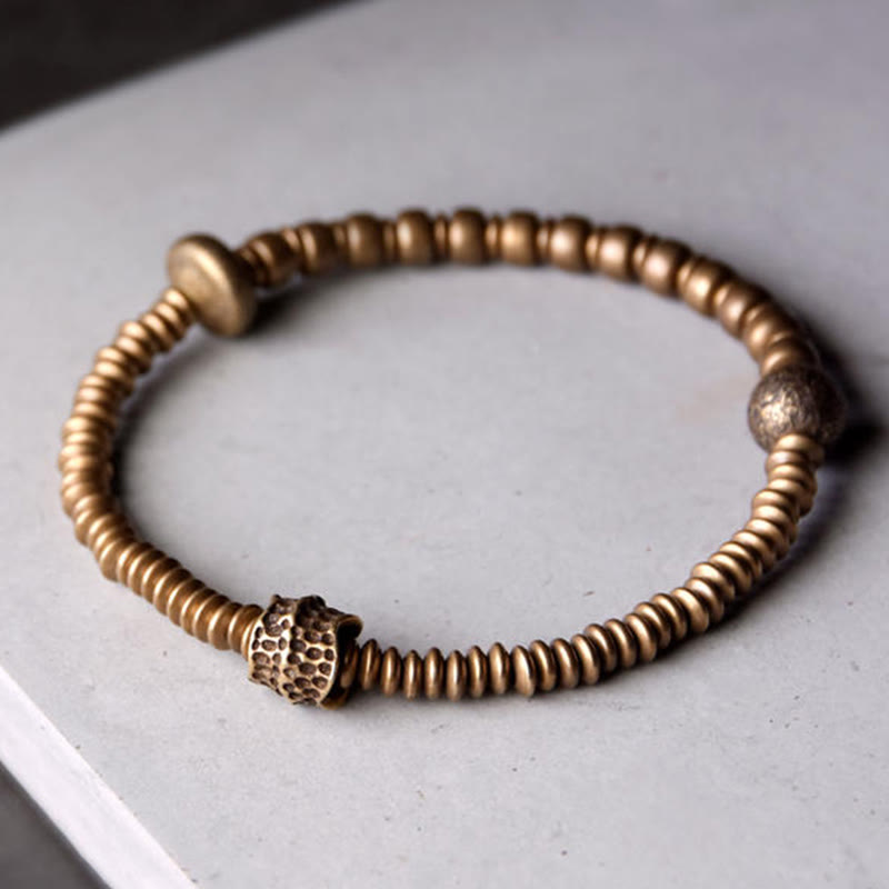 KarmaRipple's Balance Bronze Fortune Brass Bracelet p2