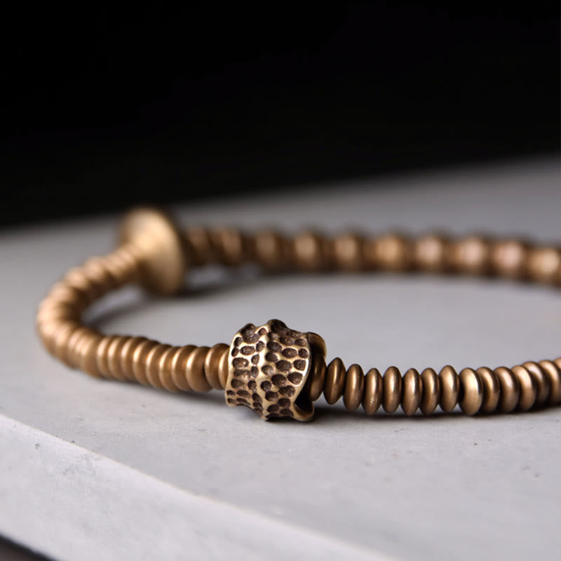 KarmaRipple's Balance Bronze Fortune Brass Bracelet p3
