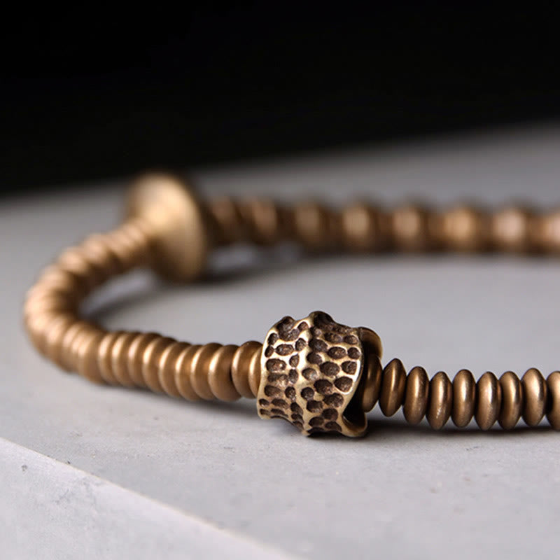 KarmaRipple's Balance Bronze Fortune Brass Bracelet p13