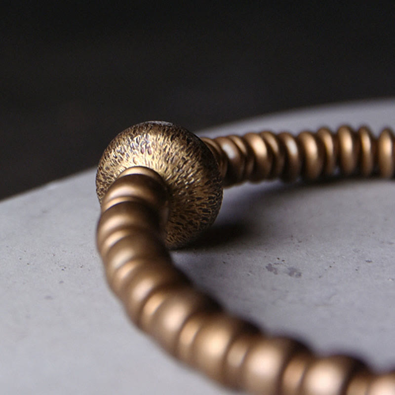 KarmaRipple's Balance Bronze Fortune Brass Bracelet p9