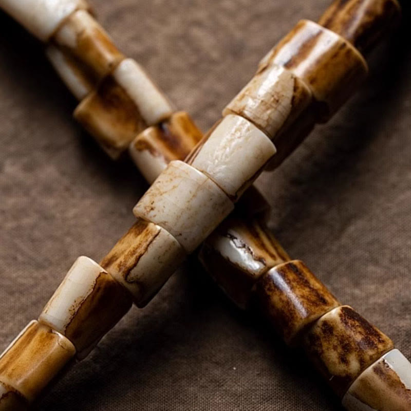 KarmaRipple's Tibetan Deer Bone Yak Bone Fortunate Balance Bracelet p10