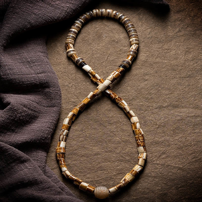 KarmaRipple's Tibetan Deer Bone Yak Bone Fortunate Balance Bracelet p22