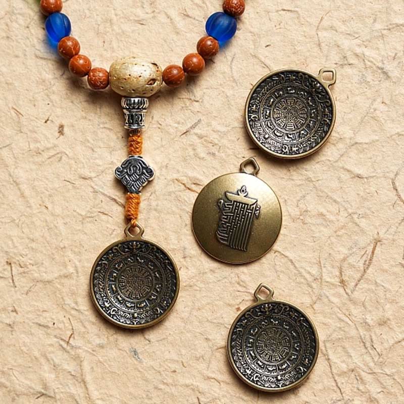 KarmaRipple's Tibet Bodhi Seed 108 Mala Beadwork Wisdom Peace Bracelet Pendant p16