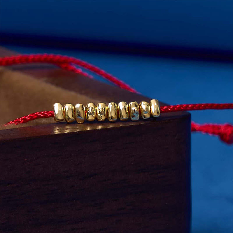 KarmaRipple's Handmade 925 Sterling Silver Small Pieces Protection Woven Ultra-Thin Rope Bracelet p5