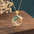 Koi Fish Green Chalcedony