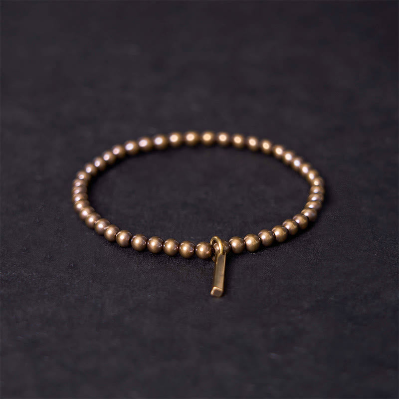 KarmaRipple's Pure Bronze Brass Beadwork Self Care Balancing Bracelet p2