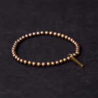 KarmaRipple's Pure Bronze Brass Beadwork Self Care Balancing Bracelet