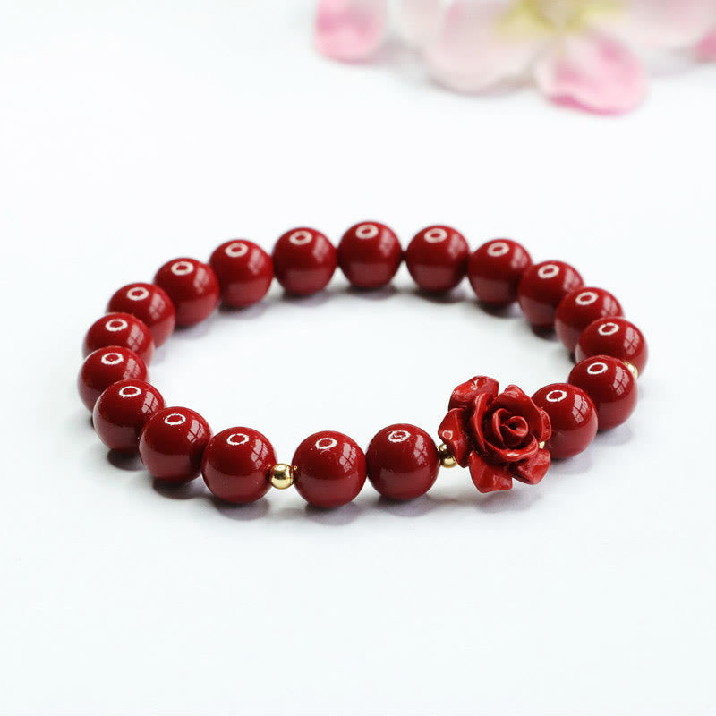KarmaRipple's Cinnabar Rose Calm Bracelet p1