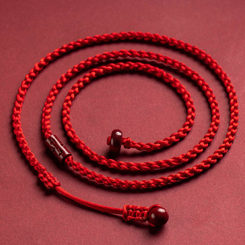KarmaRipple's Authentic Cinnabar Calm Blessing Red String Belly Chain p2