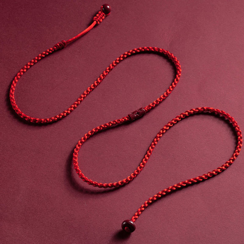 KarmaRipple's Authentic Cinnabar Calm Blessing Red String Belly Chain p9
