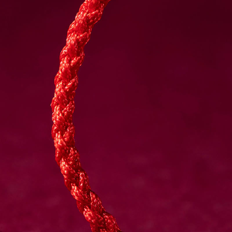 KarmaRipple's Authentic Cinnabar PiXiu?Calm Blessing Red String Belly Chain p15