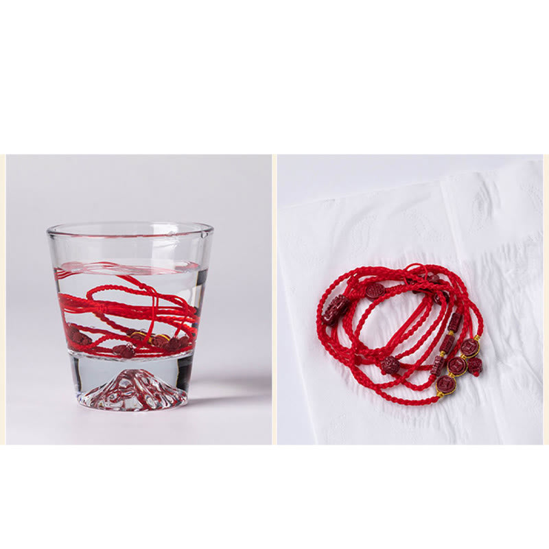 KarmaRipple's Authentic Cinnabar PiXiu?Calm Blessing Red String Belly Chain p18