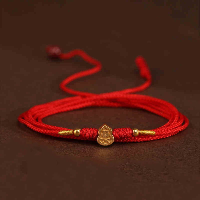 KarmaRipple's KarmaRipple 999 Solid Gold Red String Belly Chain p31