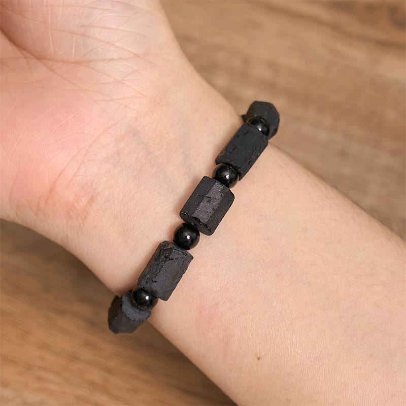KarmaRipple's Black Tourmaline Wisdom Bracelet p5