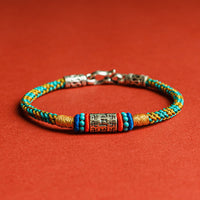 KarmaRipple's Colorful String Six True Words 925 Silver Focus Bracelet