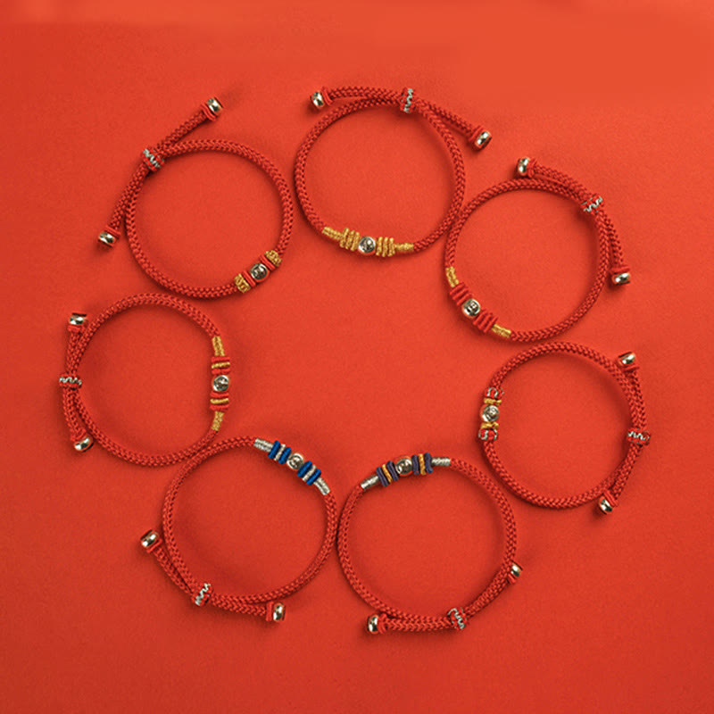 KarmaRipple's Red String Chinese Characters Protection Bracelet p12