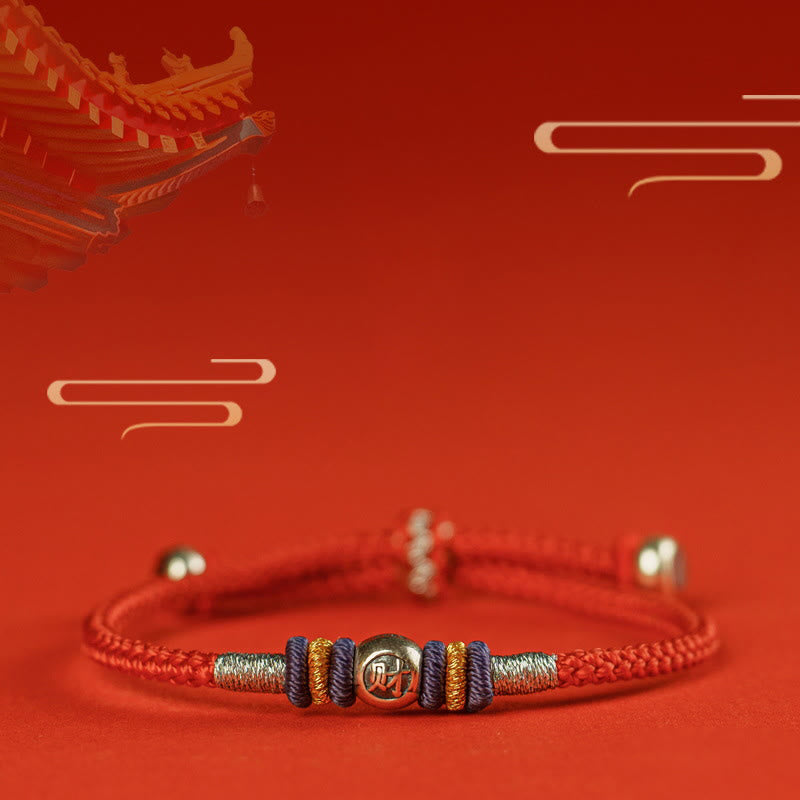 KarmaRipple's Red String Chinese Characters Protection Bracelet p19