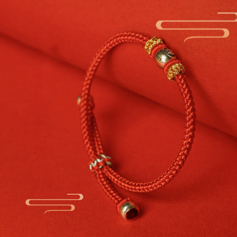 KarmaRipple's Red String Chinese Characters Protection Bracelet p13