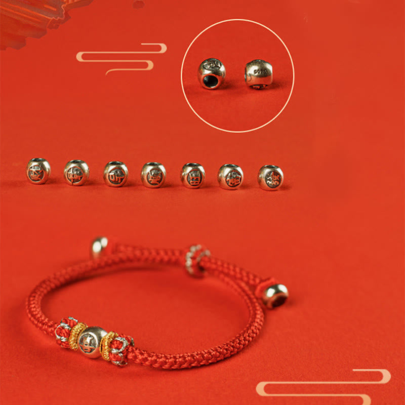 KarmaRipple's Red String Chinese Characters Protection Bracelet p18