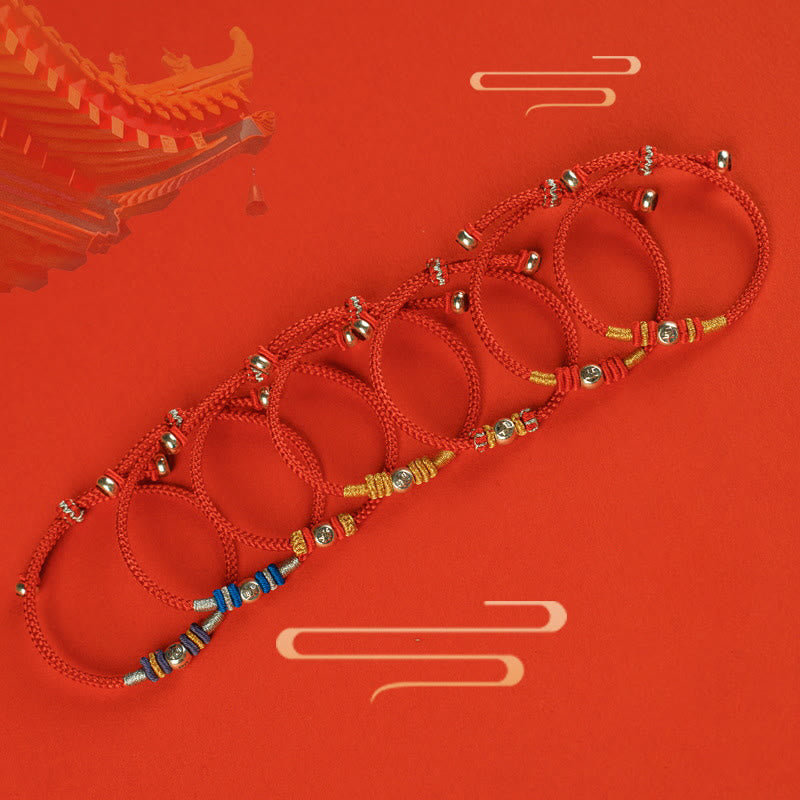 KarmaRipple's Red String Chinese Characters Protection Bracelet p20
