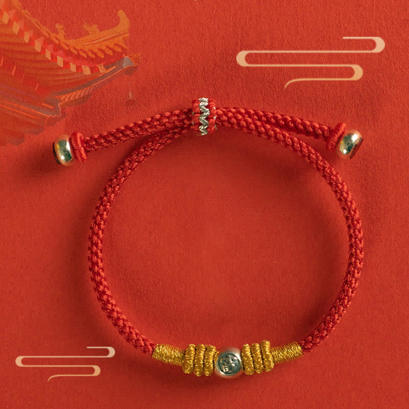 KarmaRipple's Red String Chinese Characters Protection Bracelet p21