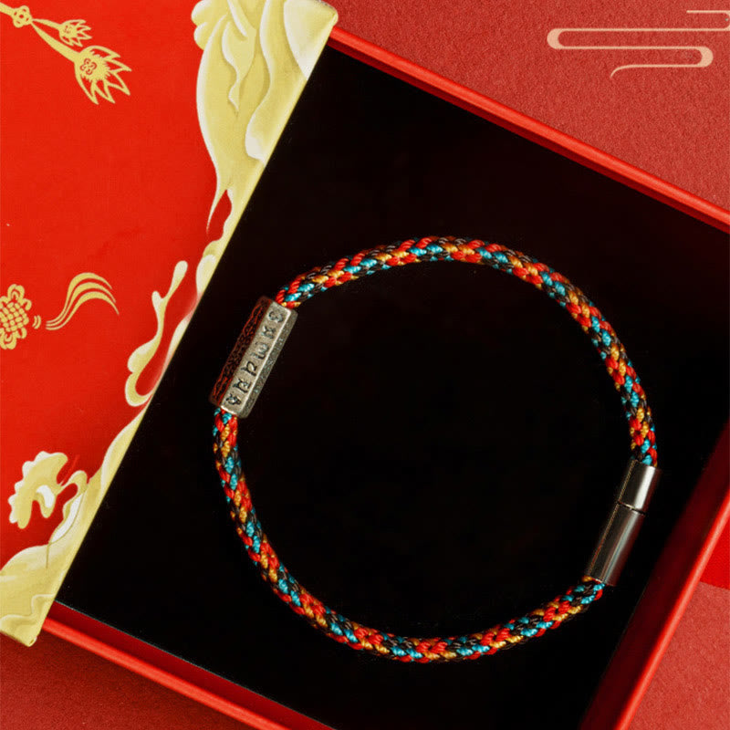 KarmaRipple's Red String Black String Six True Words 925 Sterling Silver Fortune Bracelet p11