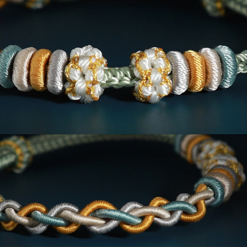 KarmaRipple's String Four Srand Peach Blossom Connection Bracelet p10