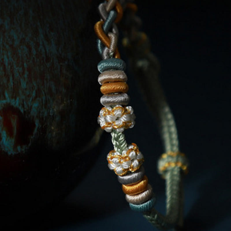 KarmaRipple's String Four Srand Peach Blossom Connection Bracelet p8