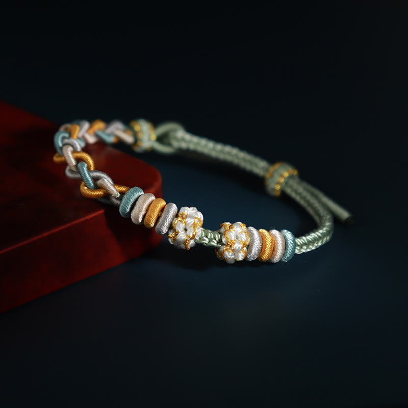 KarmaRipple's String Four Srand Peach Blossom Connection Bracelet p15